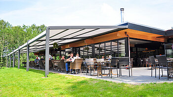 Otten Gastro Referenz Restaurant Am Boxberg Terrassenüberdachung