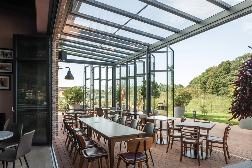 Otten Gastro Terrassendach Glasdach Solarlux