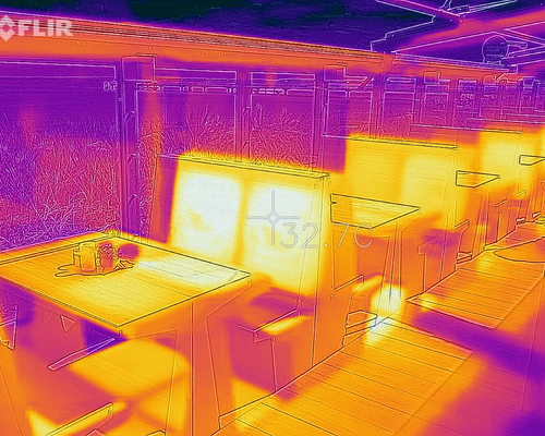 Otten Gastro Heizmodule eliTile Wärmekamera