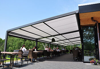 Otten Gastro Referenz Restaurant Am Boxberg Terrassenüberdachung